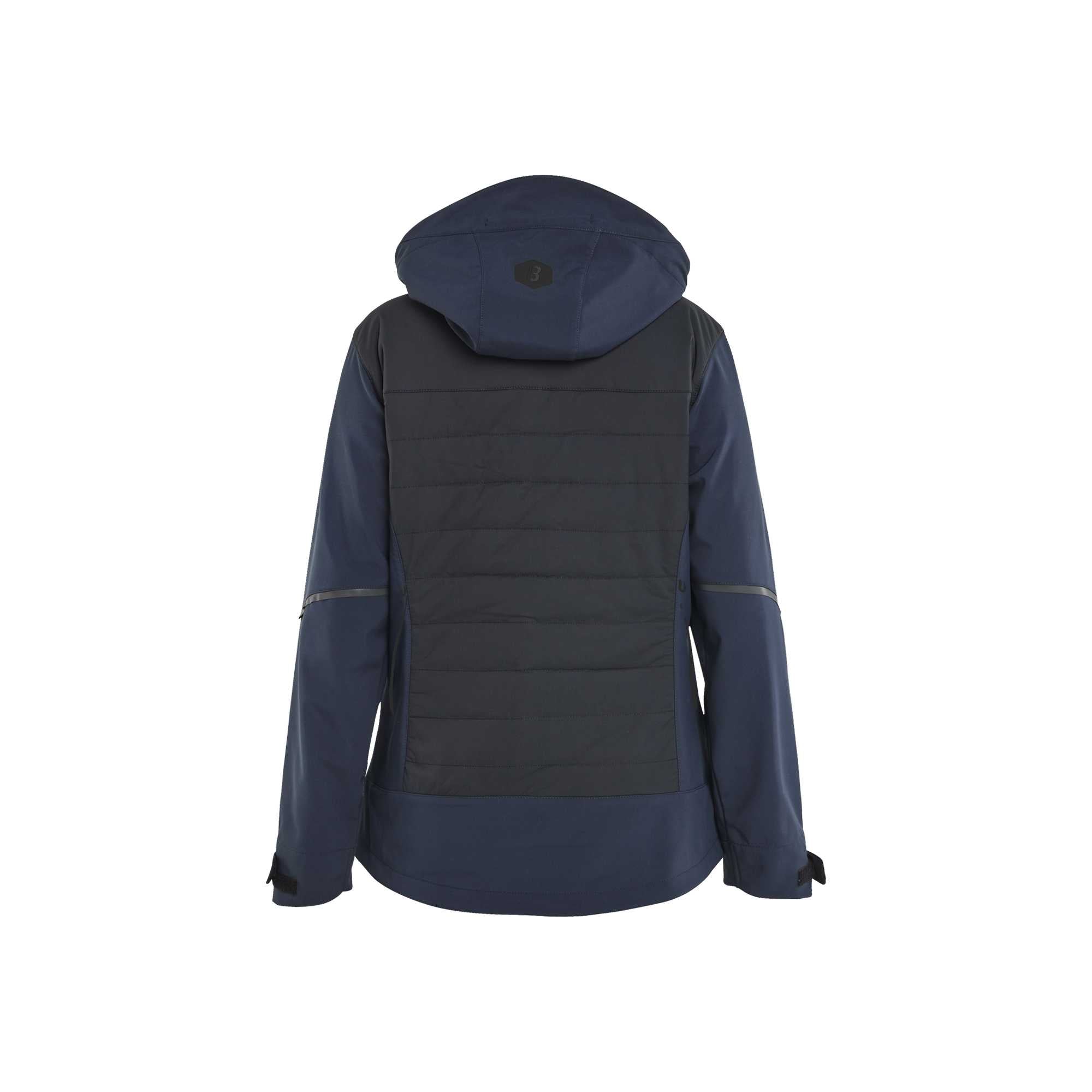 BLAKLADER 47332513 Women's Hybrid Jacket Hi Vis Reflective Softshell Work Jacket WOMEN - Waterproof